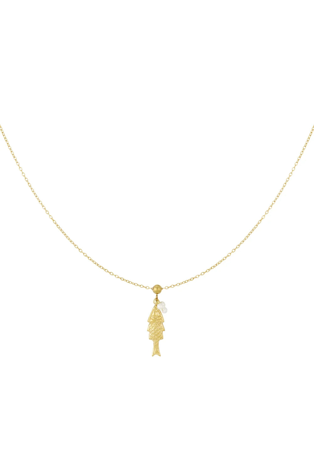 Fish Ketting - Goud