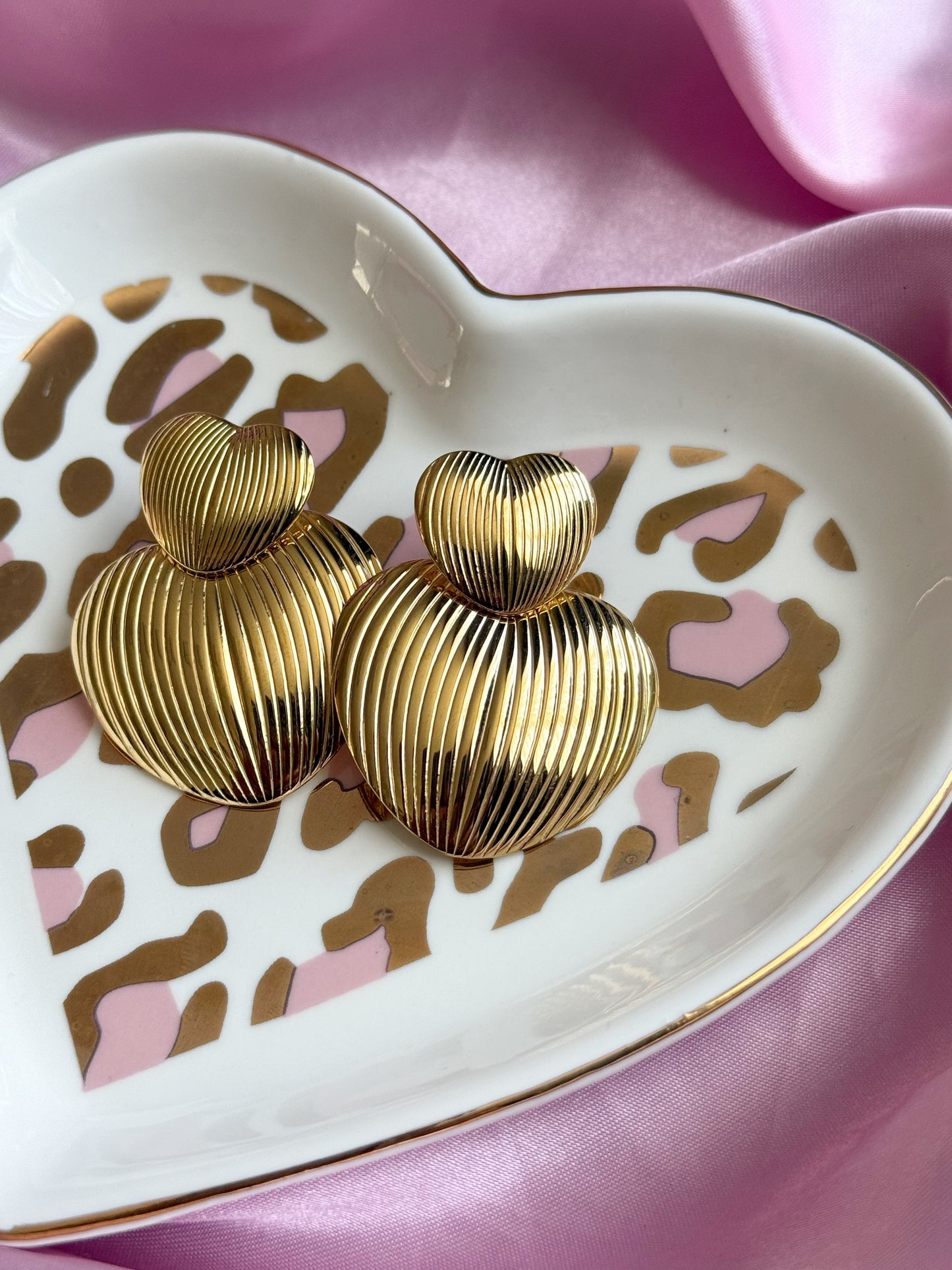 Oorbellen - Big love - Goud