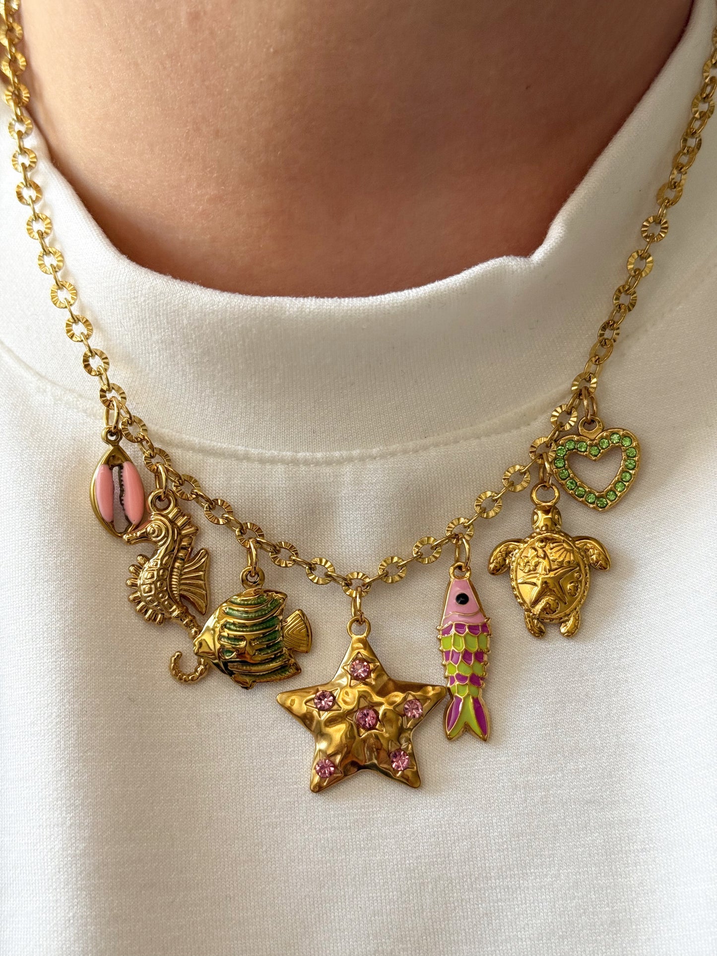Charm Necklace - Colourfully Summer