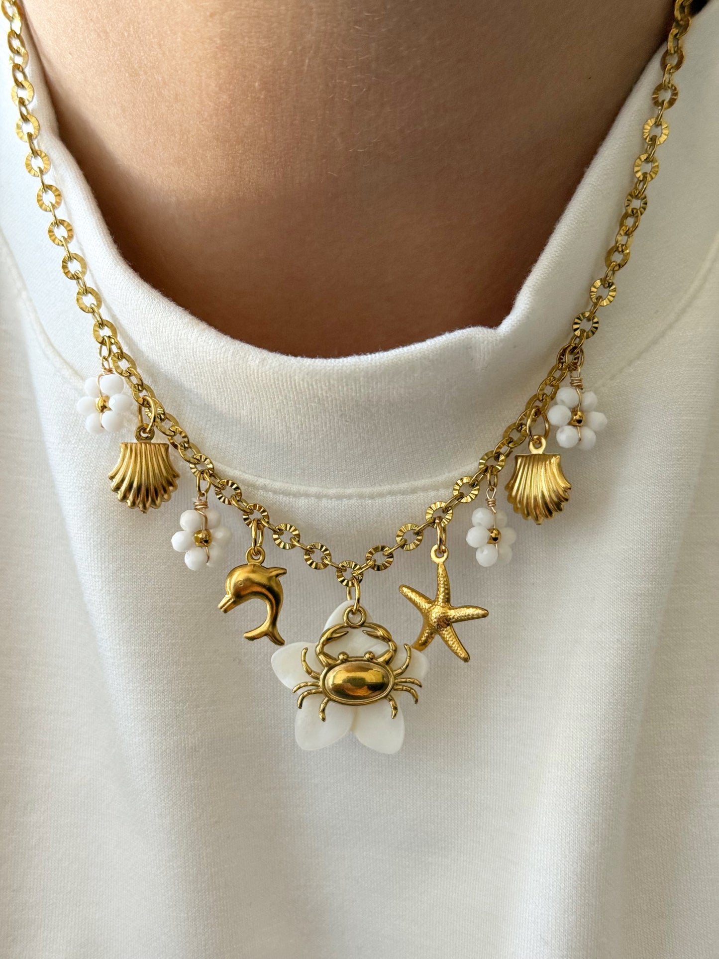 Charm Necklace - Little Sea Animals