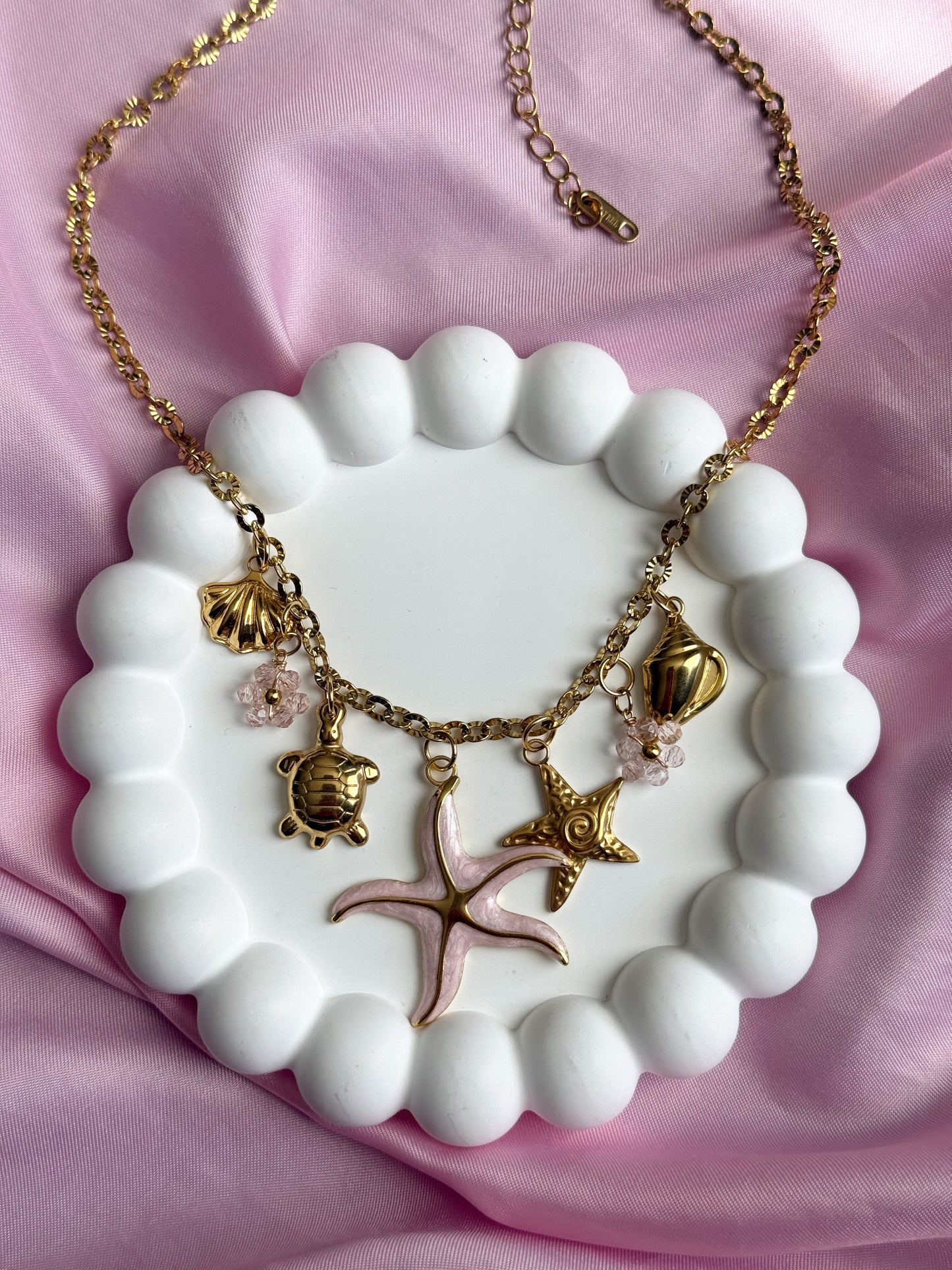 Charm Necklace - Babypink