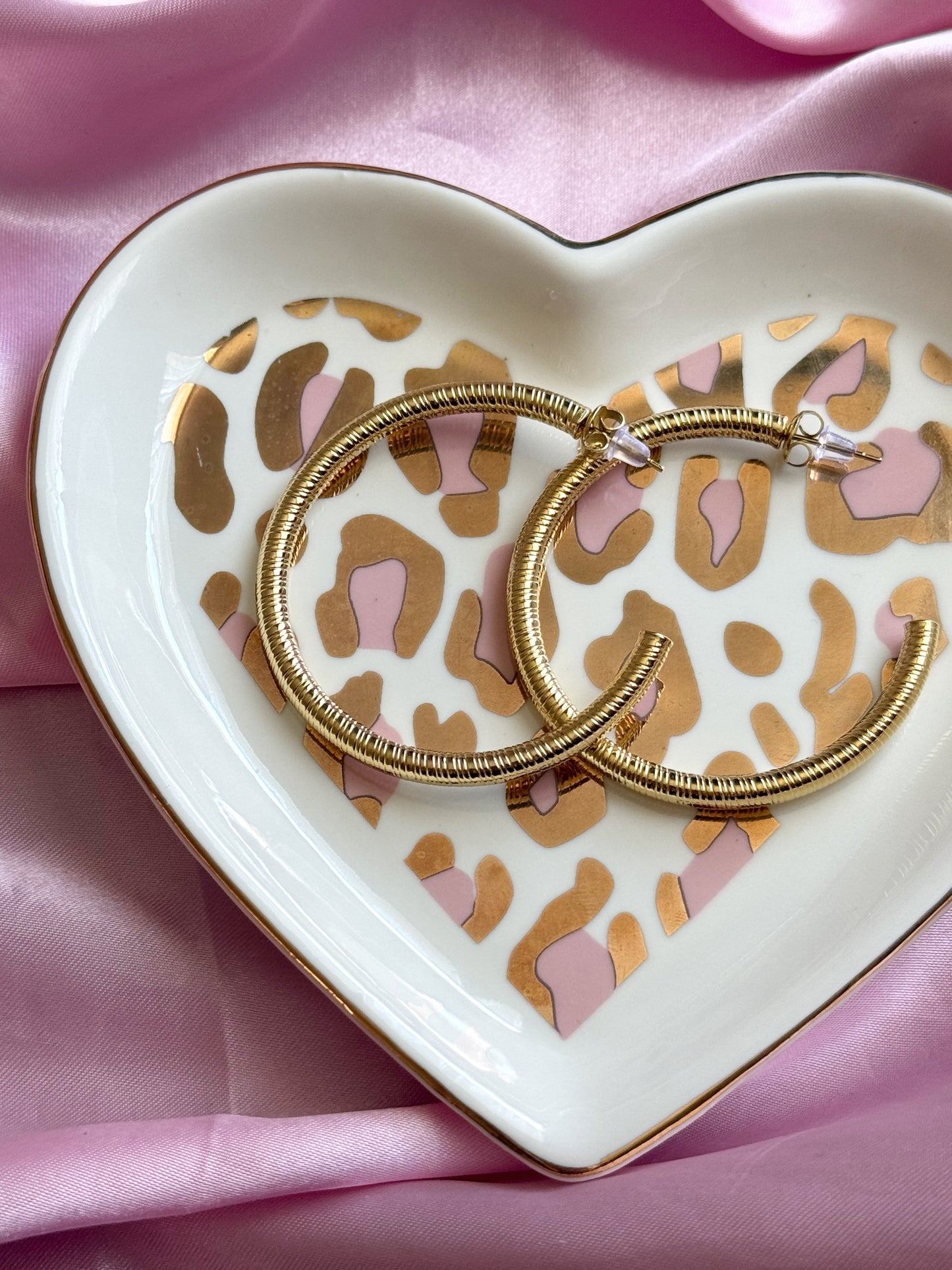 Snake Hoops - Gold