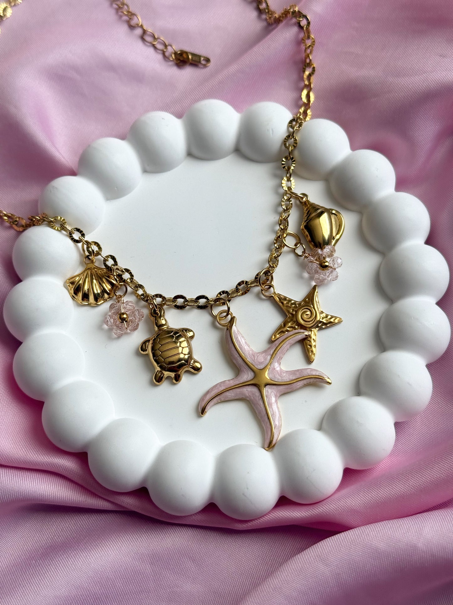 Charm Necklace - Babypink