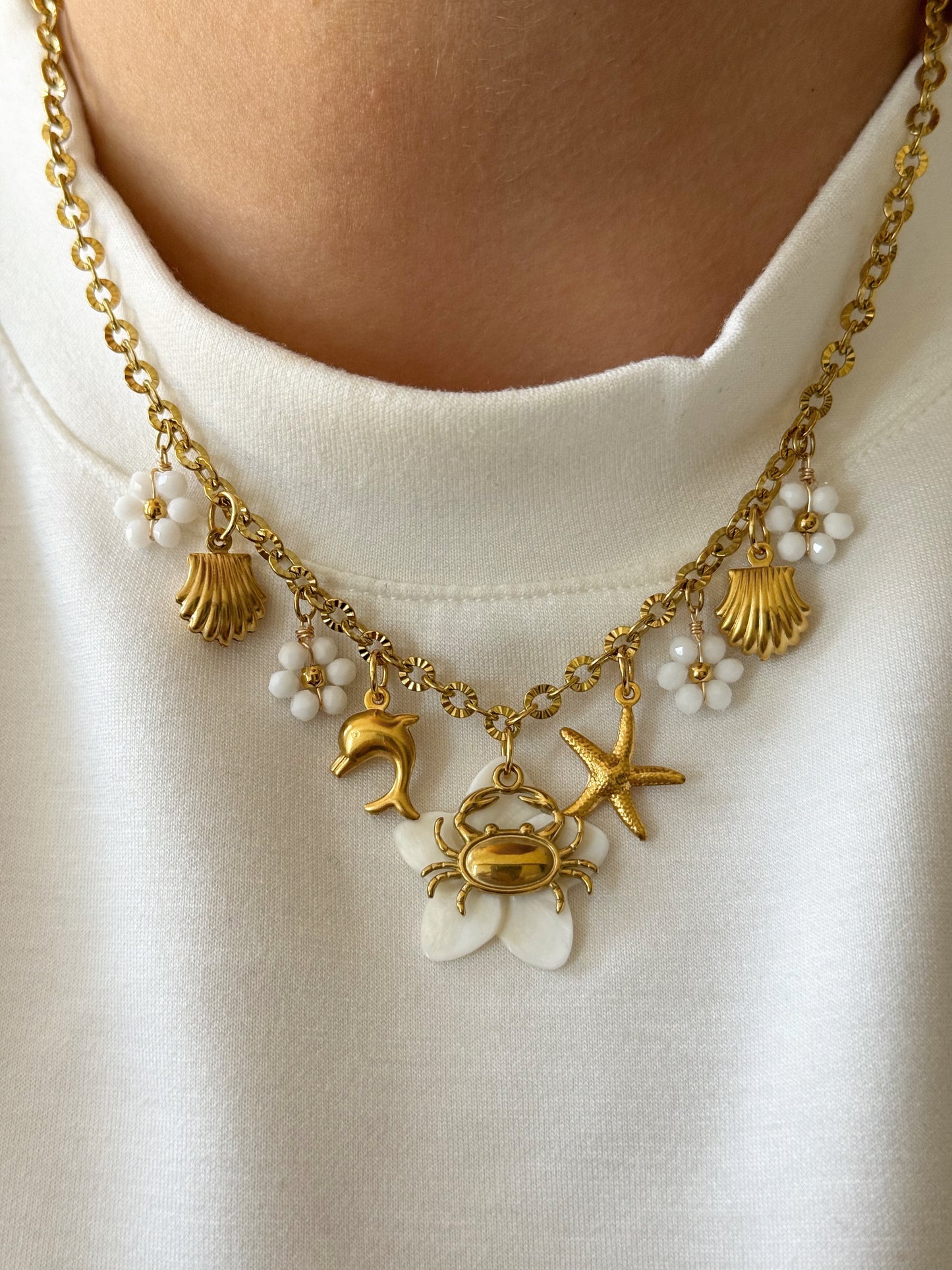 Charm Necklace - Little Sea Animals