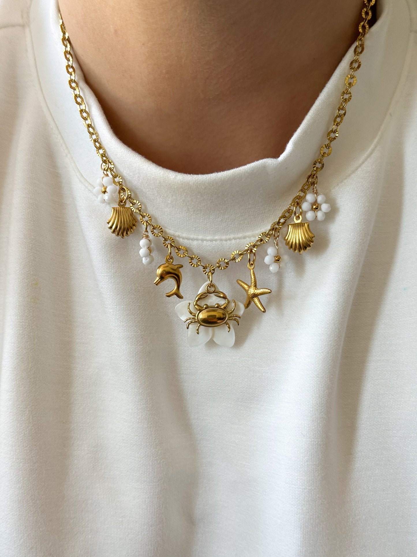 Charm Necklace - Little Sea Animals