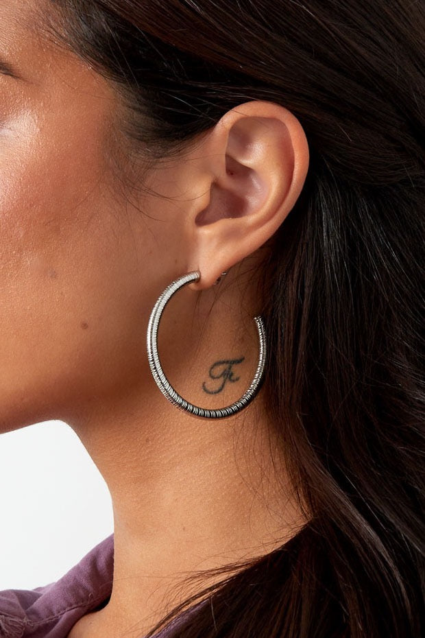 Snake Hoops - Gold