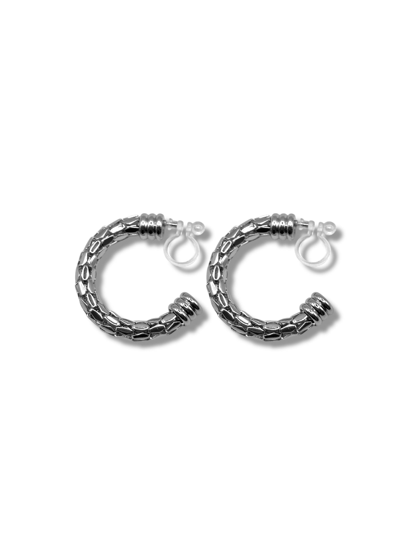 Clip on Earrings - Hint of Glamour - Silver