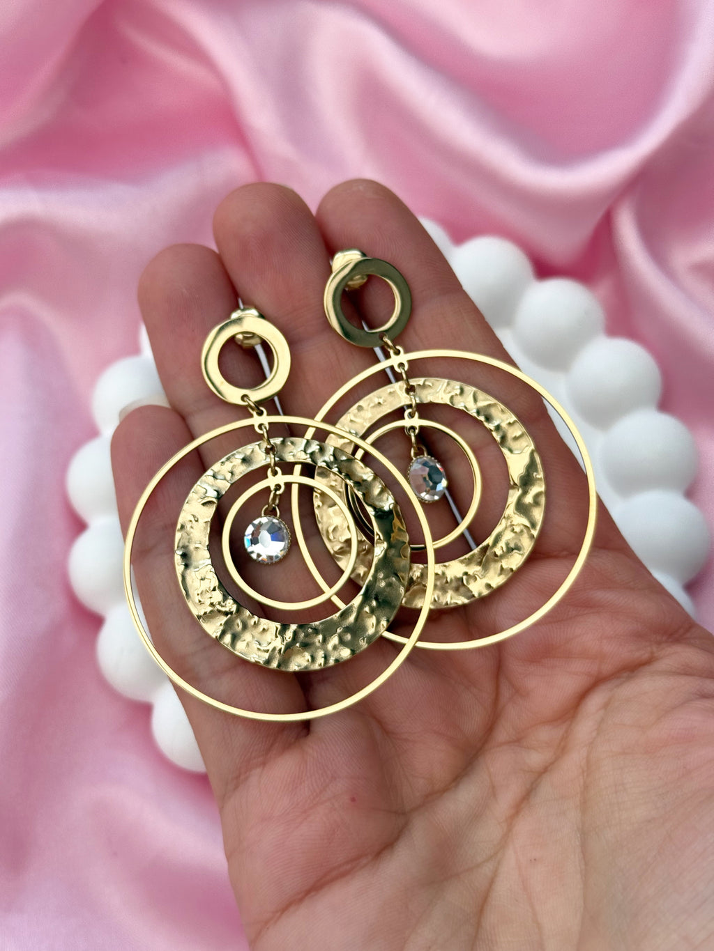 Earrings - Dream Catcher - Gold