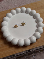 Clip on Earring - Little Flower zirconia