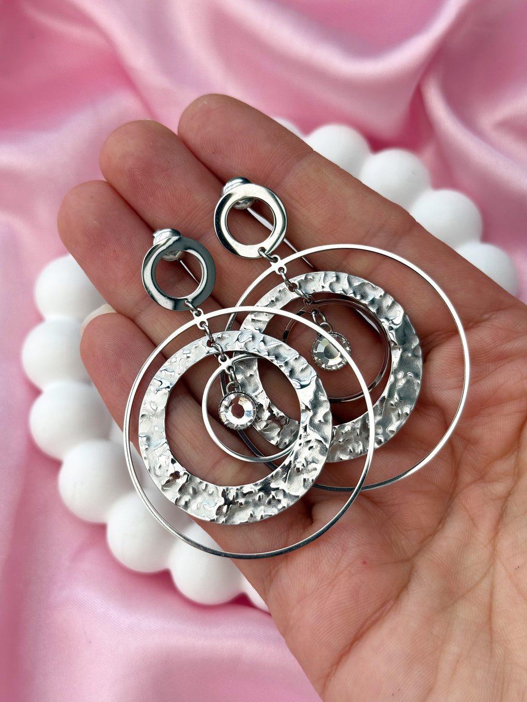 Earrings - Dream Catcher - Silver