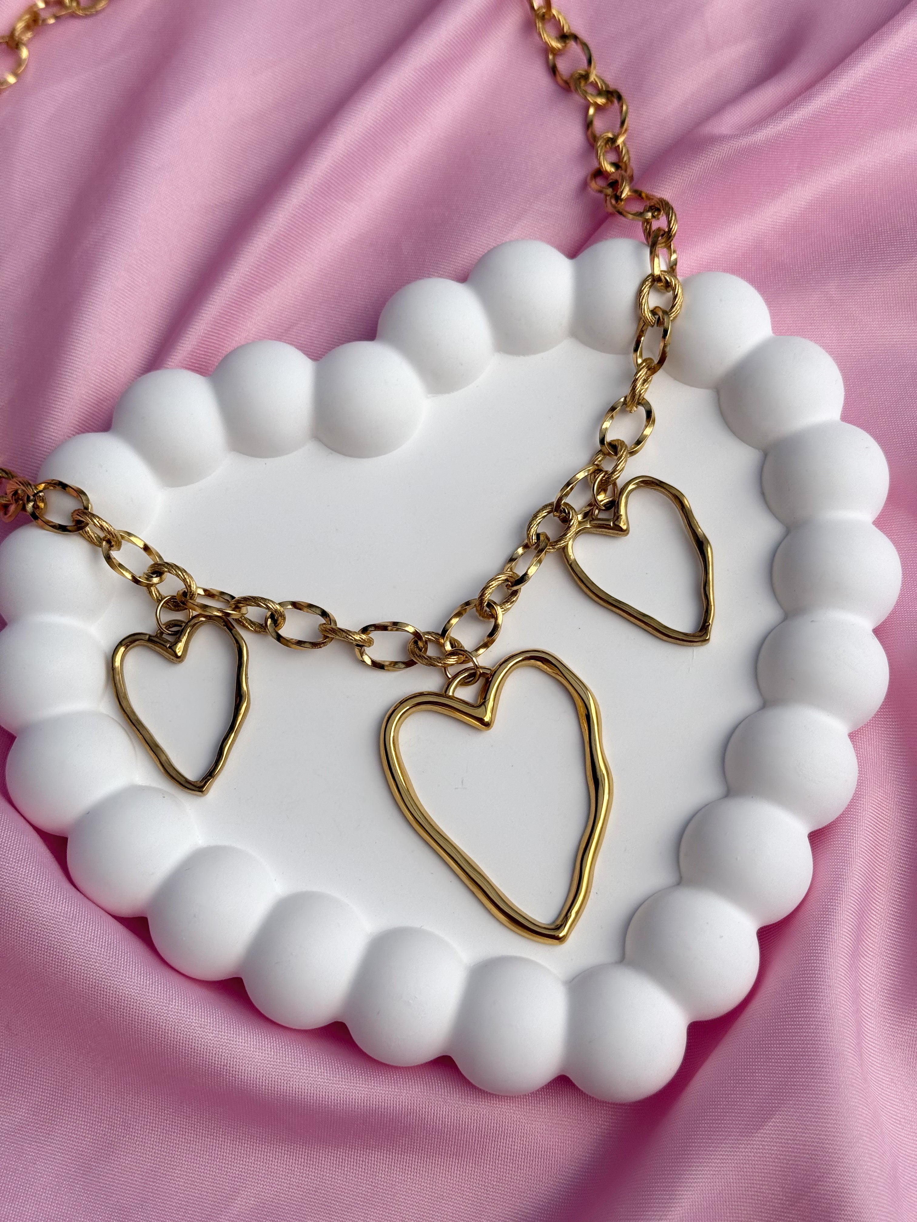 Charm Necklace - The three lovers