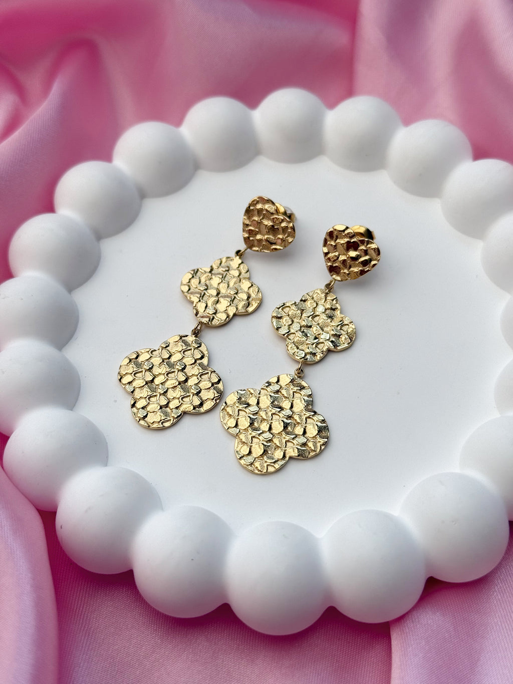 Earrings - Clover - Gold