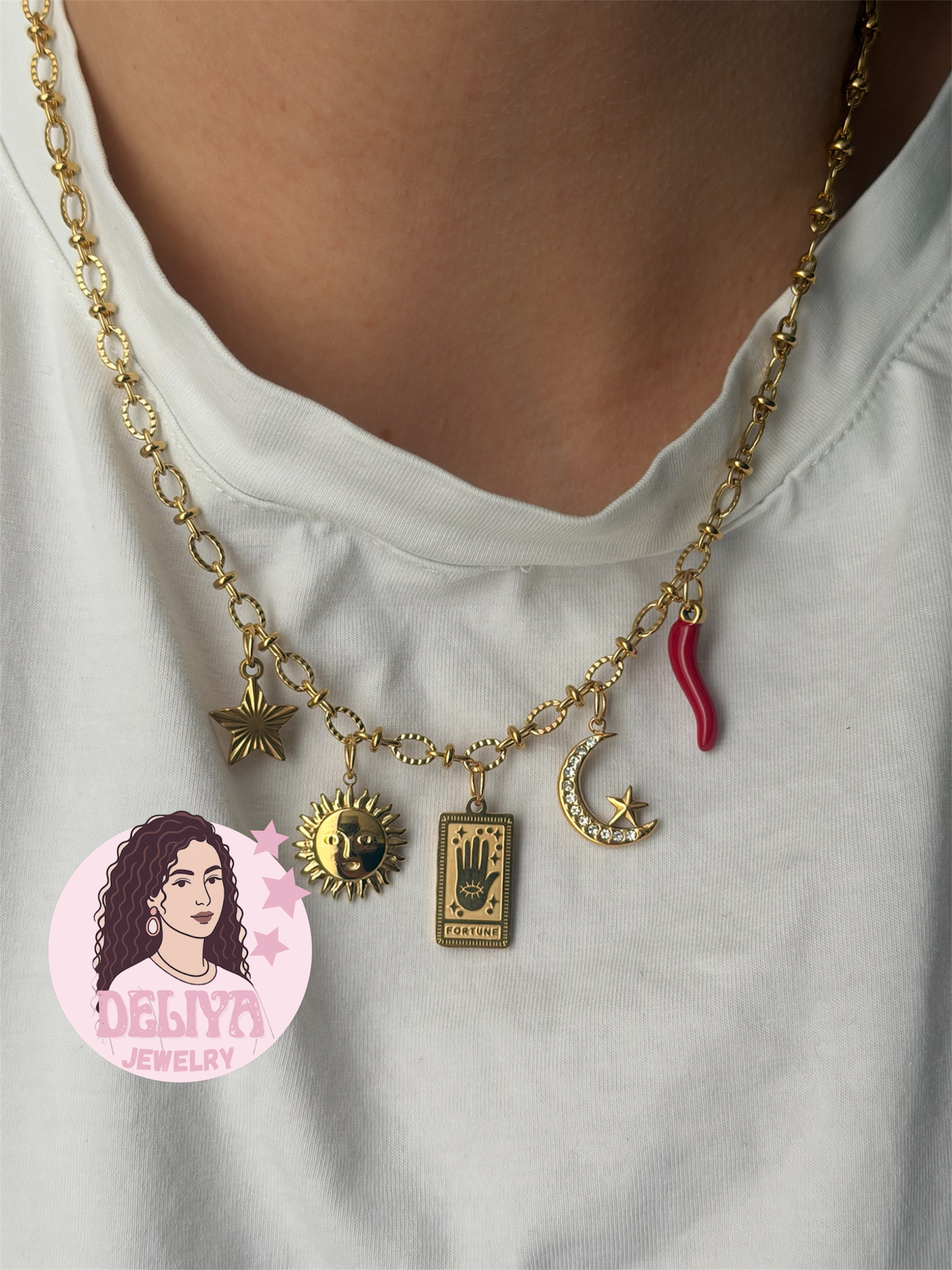 Charm Necklace - Fortuna