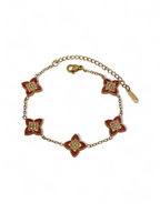 Bracelet Point-star Red