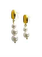 Clip on Earrings - Classic Pea