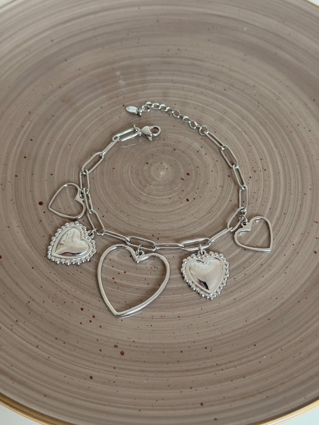 Charm Bracelet - Open love - Silver