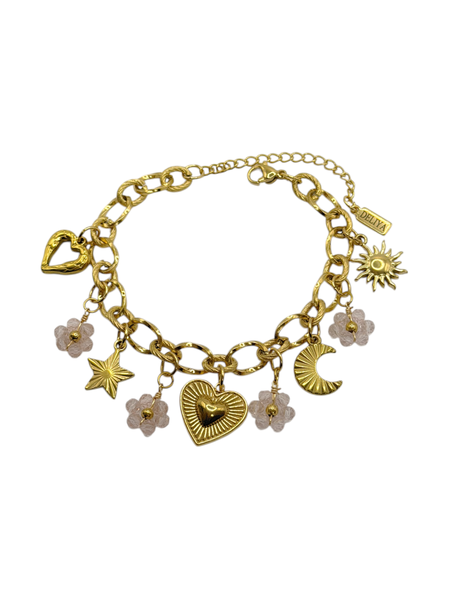 Charm Bracelet - Lia Pink
