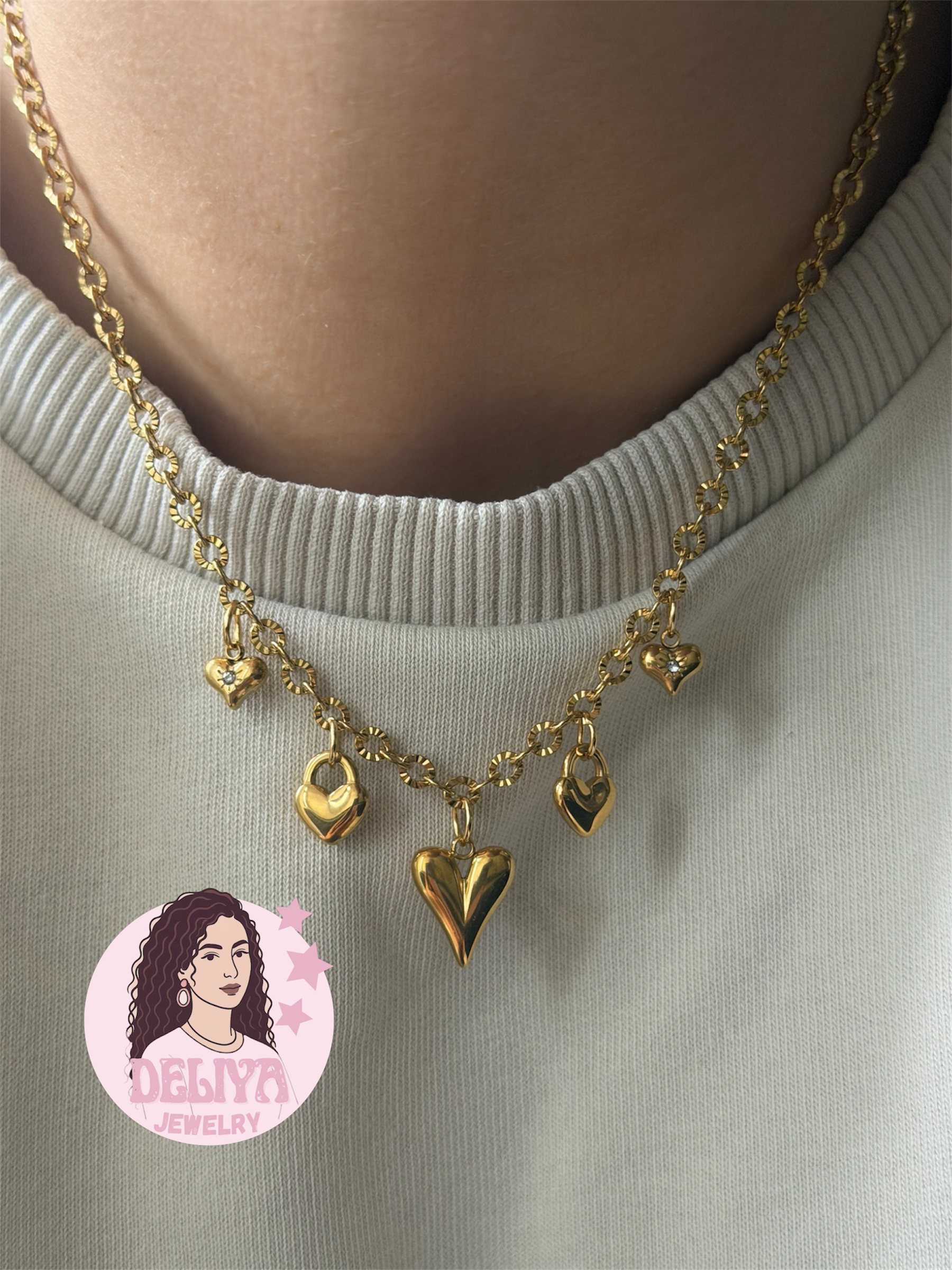 Charm Necklace - Love