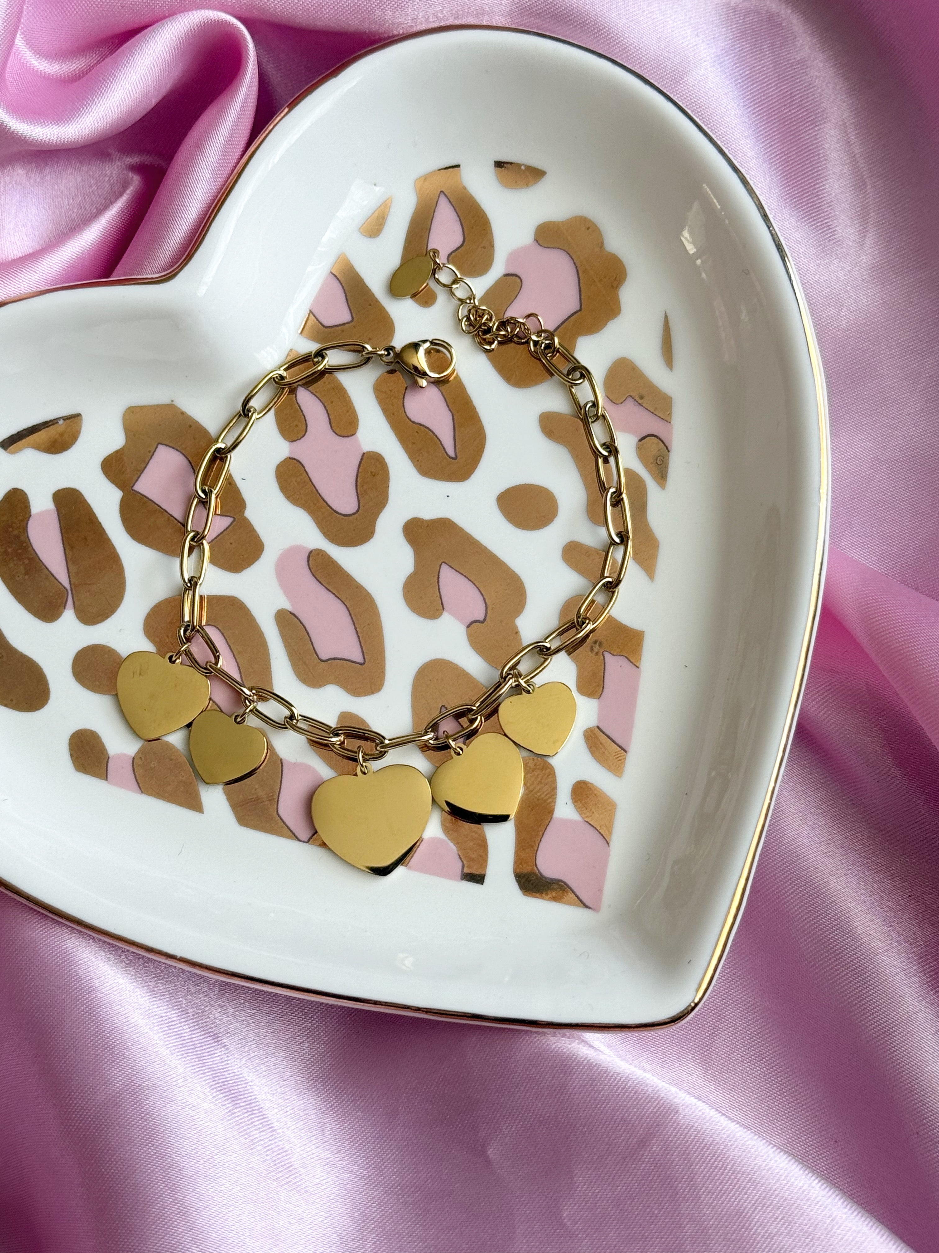 Armband love bedels - Goud