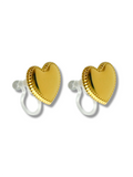 Boucle d'oreille clip - Lovie - Doré