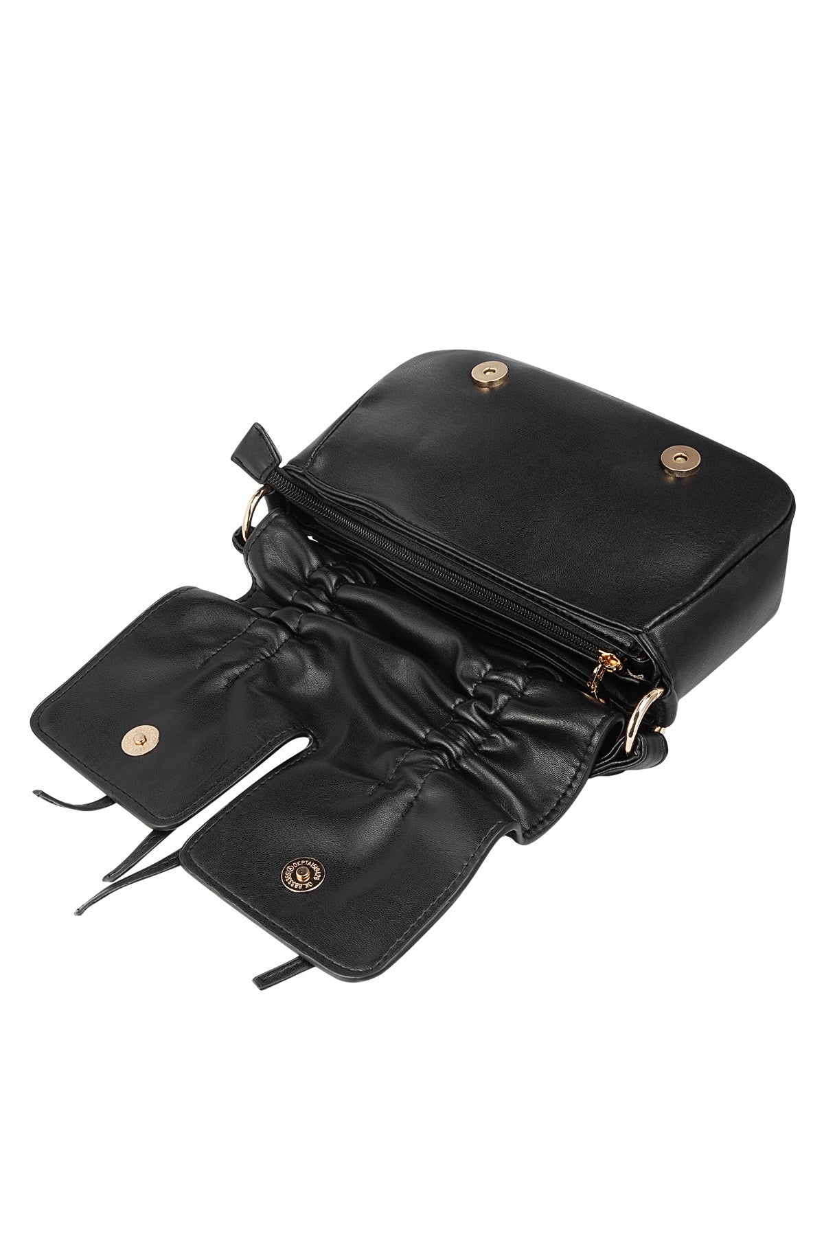 Tas met strikjes - Zwart
