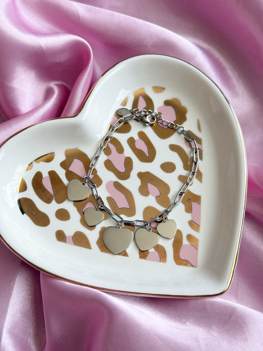 Armbanden love bedels - Zilver