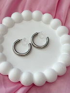 Clip on Earrings - Every Queen’s Desire - Silver