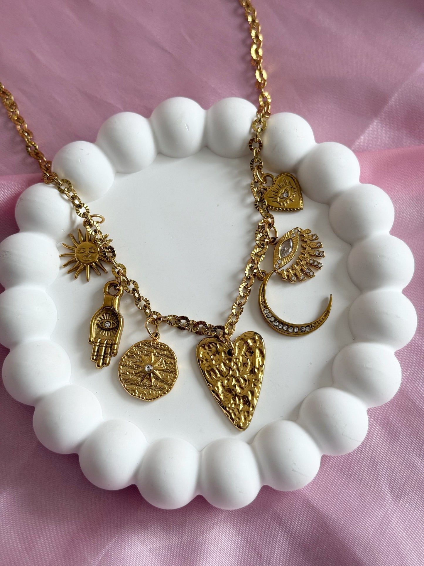 Charm Necklace - Stormy