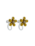 Clip-Ohrring - Kleine Blume Zirkonia
