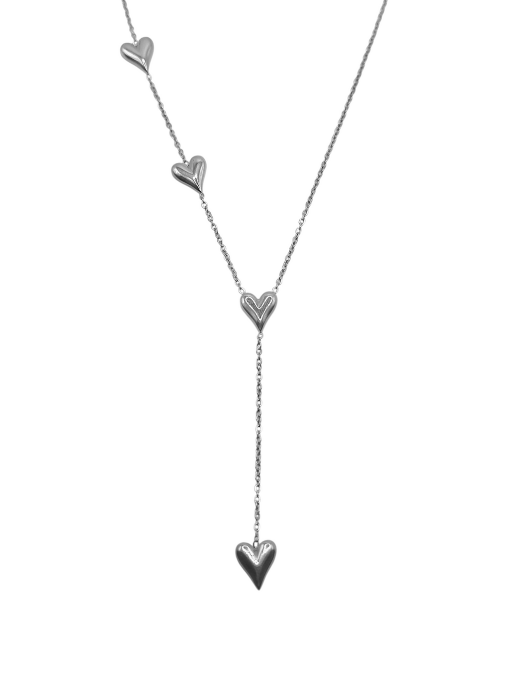 Necklace - 4 hearts