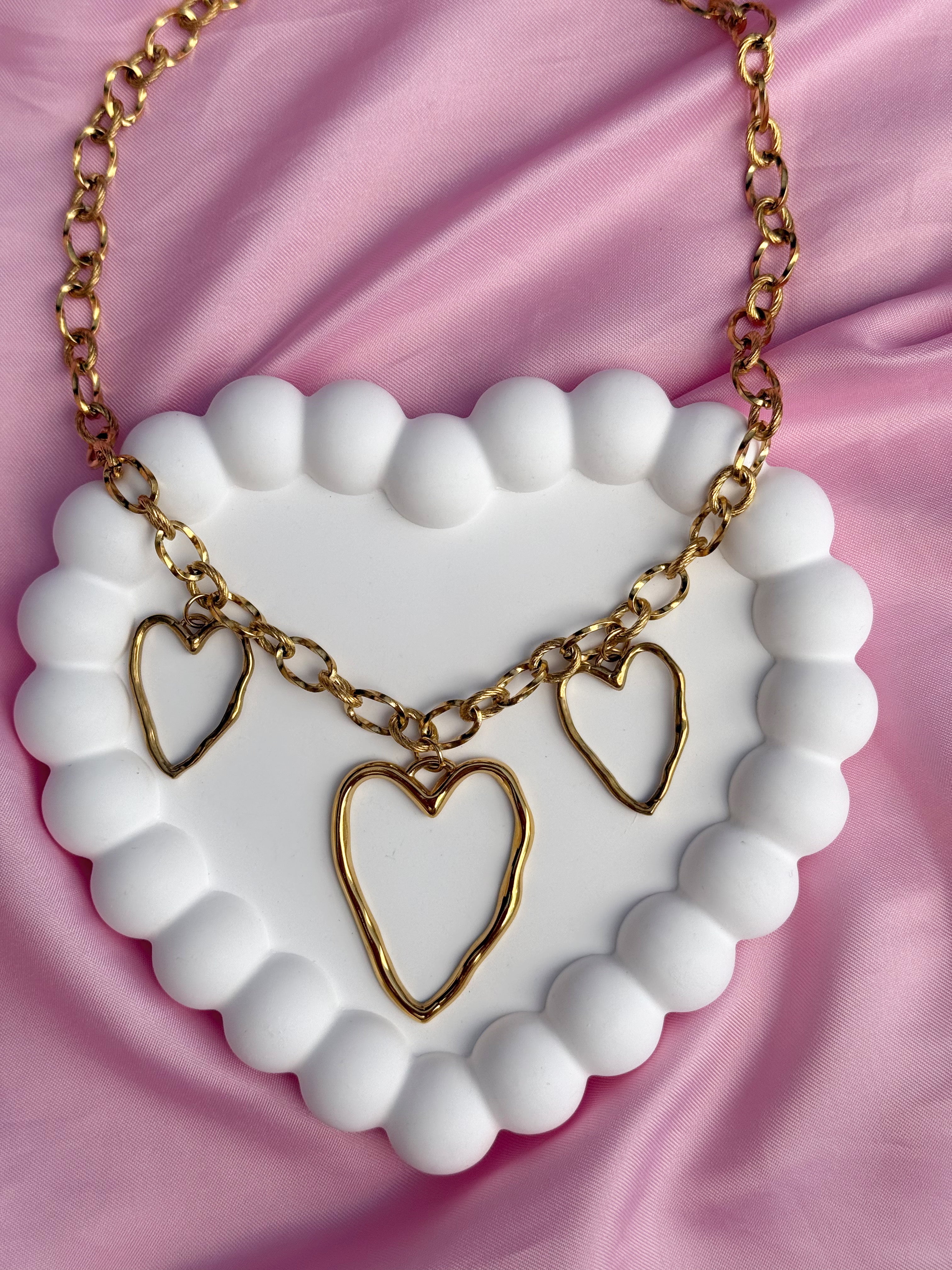 Charm Necklace - The three lovers