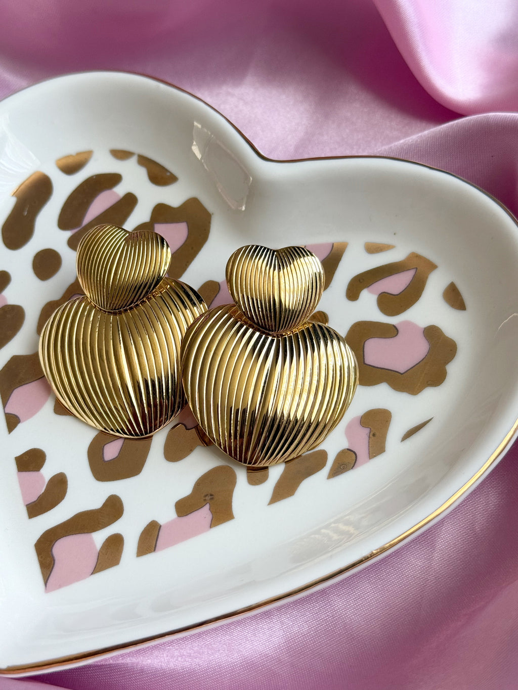 Oorbellen - Big love - Goud
