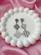 Earrings - Clover - Silver