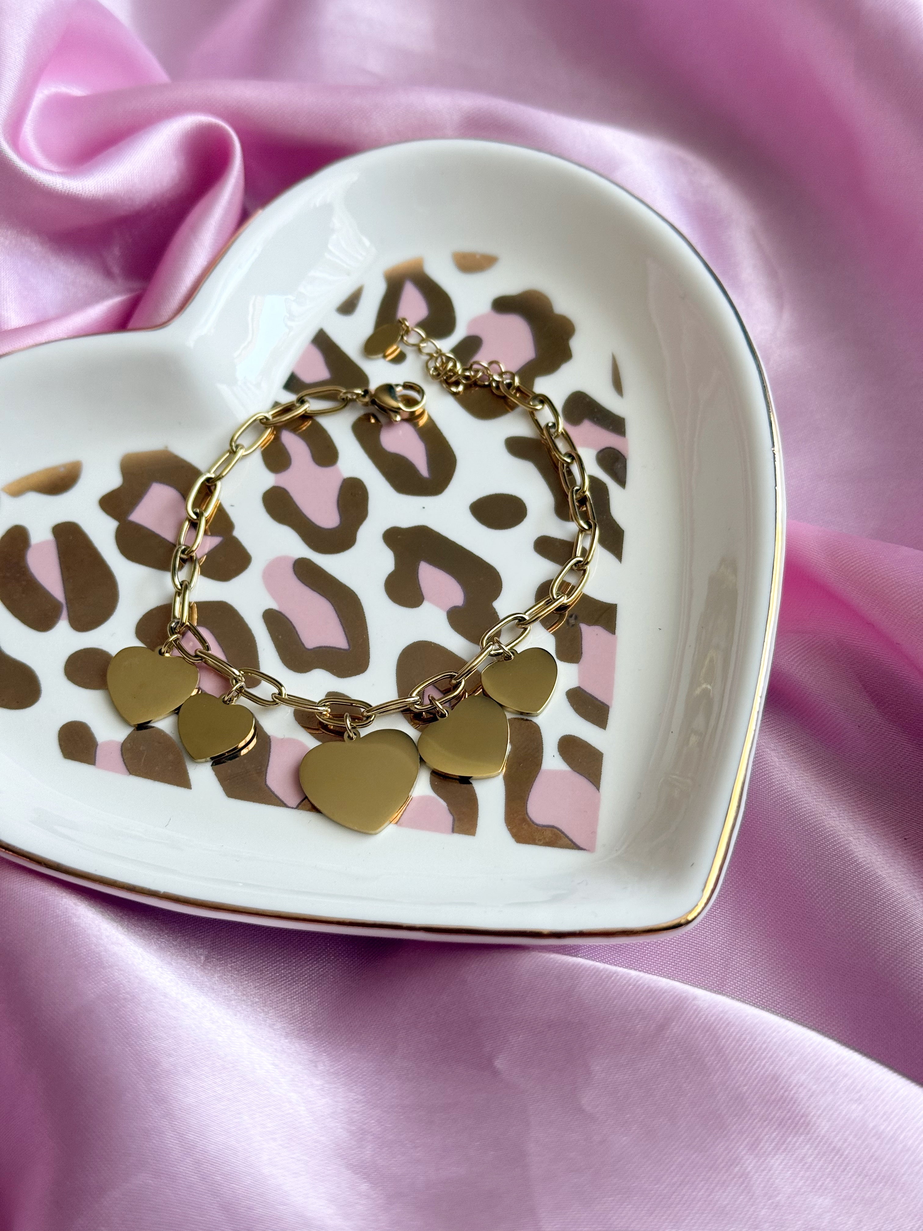 Armband love bedels - Goud