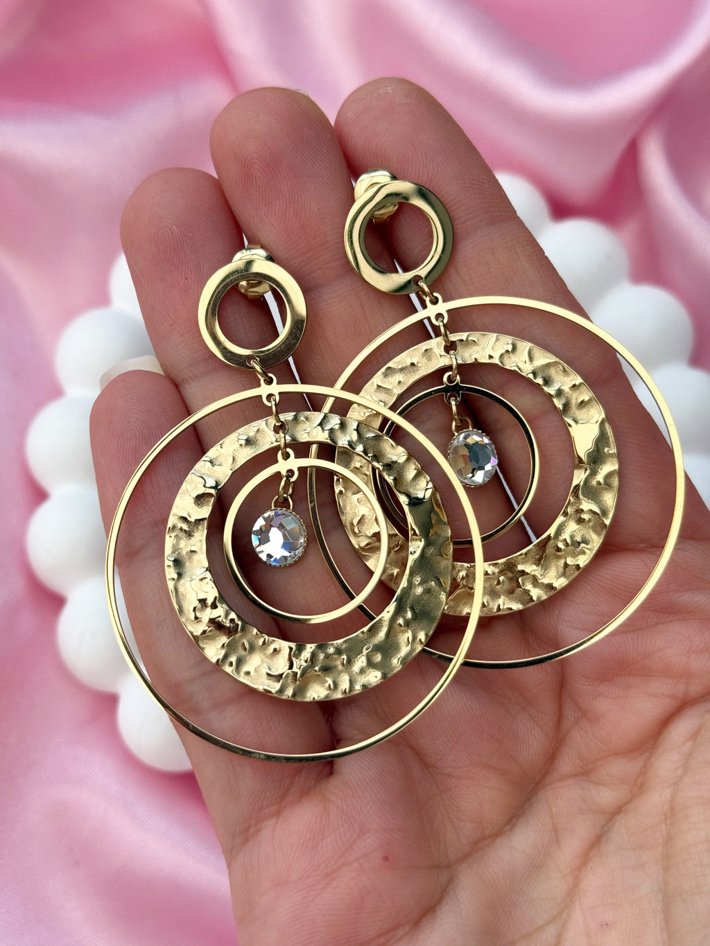 Earrings - Dream Catcher - Gold
