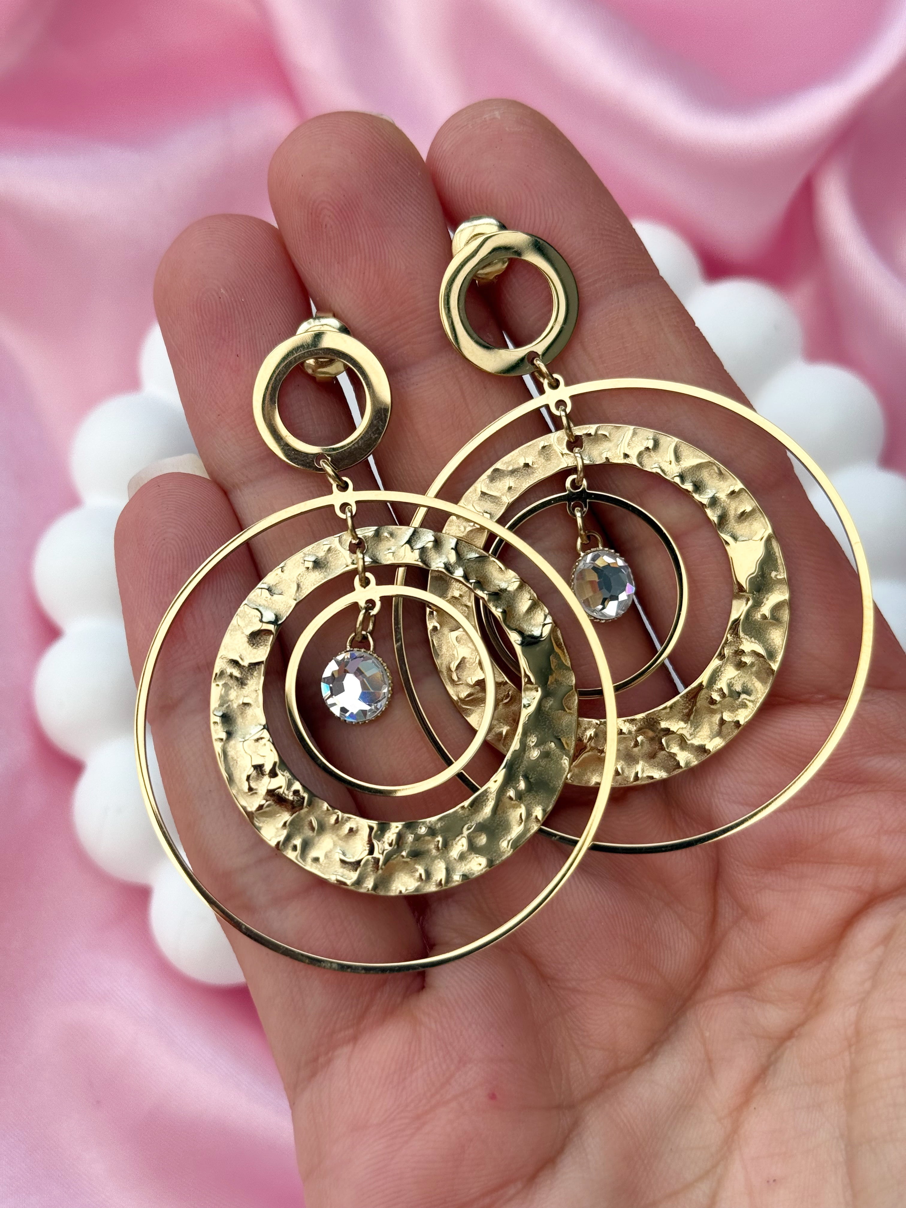 Earrings - Dream Catcher - Gold