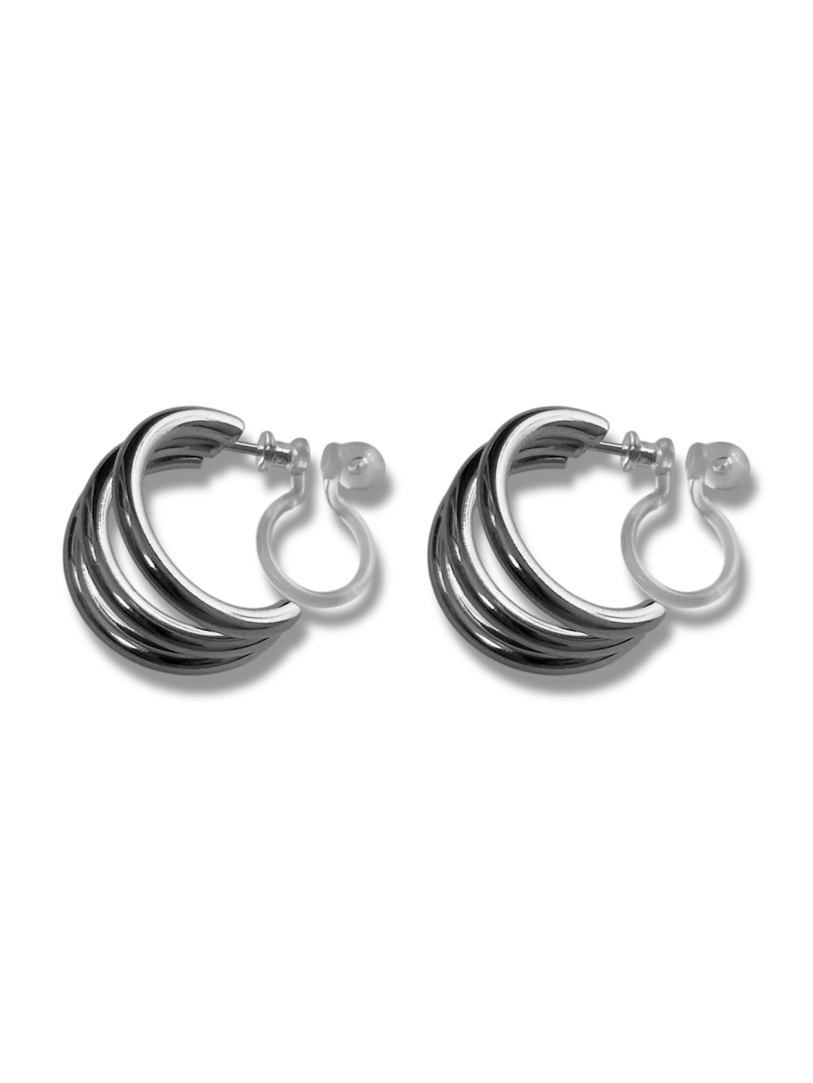 Clip on Earrings - Ready for my close up - Silver