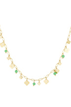 Necklace - Clover Green