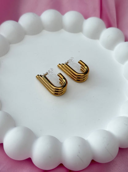Clip on Earring - Slay - Gold