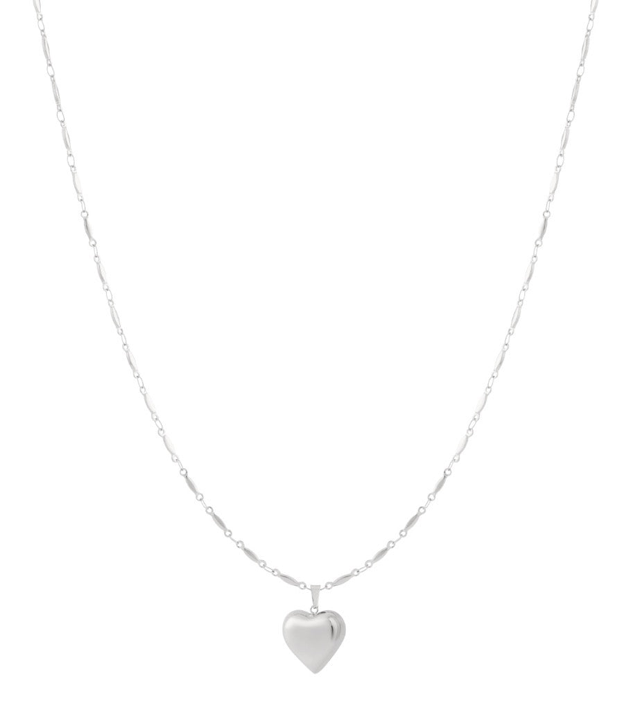 Long Necklace - Demi - Silver