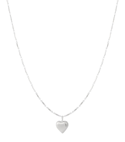 Long Necklace - Demi - Silver
