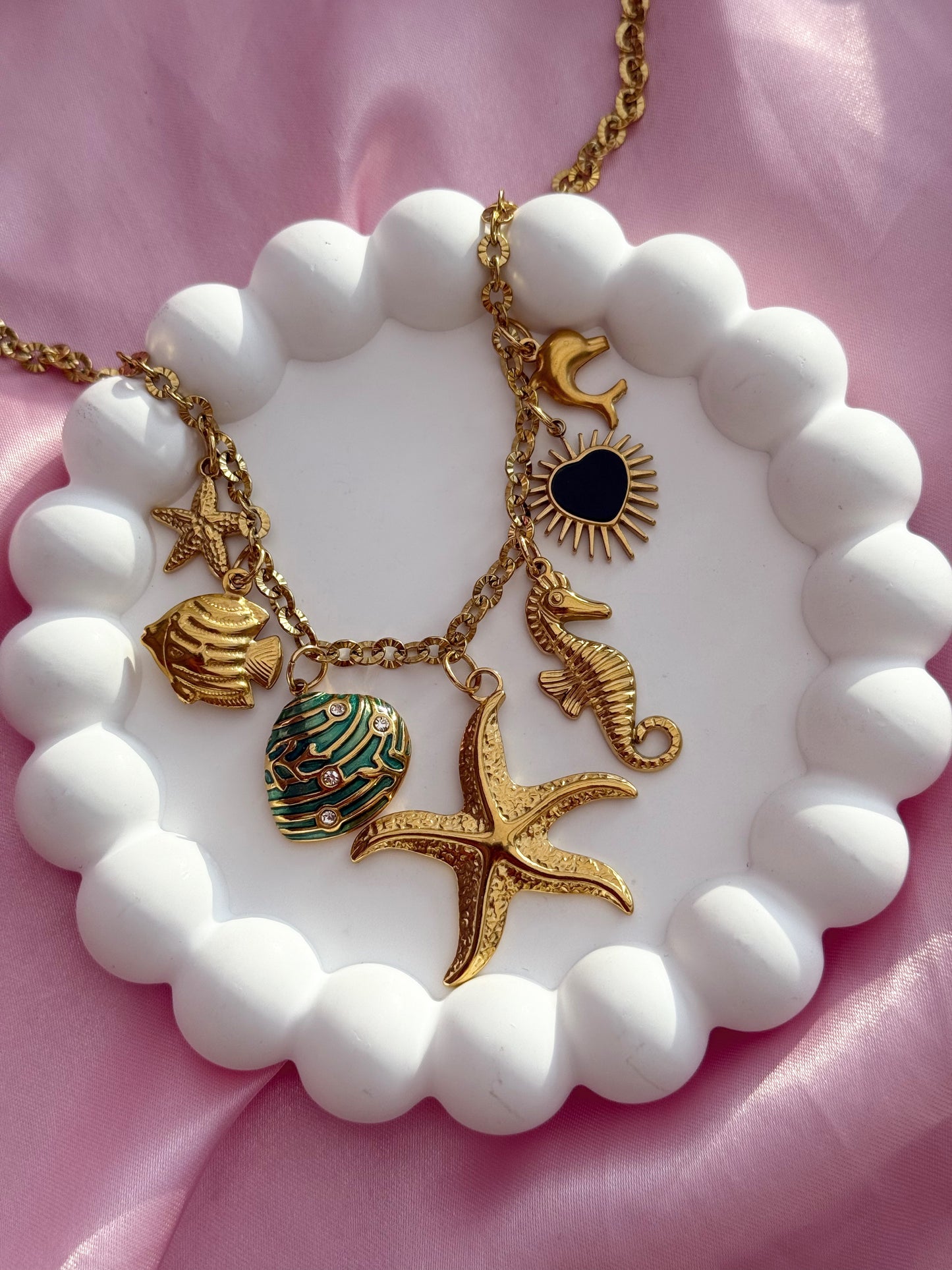 Charm Necklace - Green Season