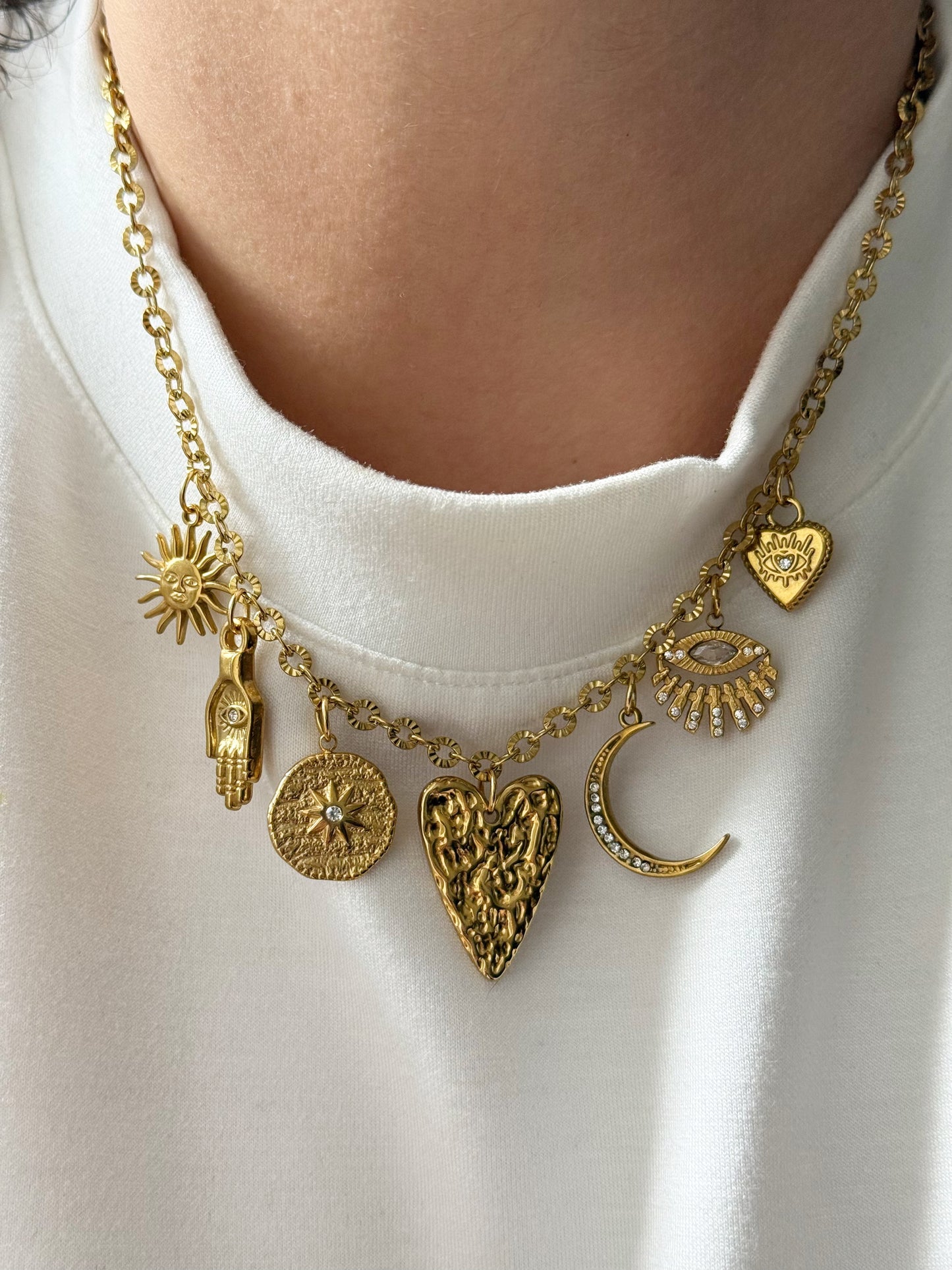 Charm Necklace - Stormy