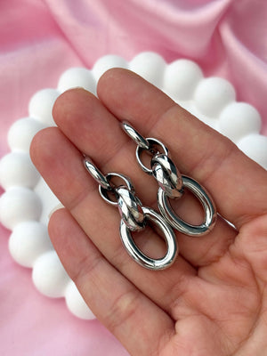 Earrings - Switch - Silver