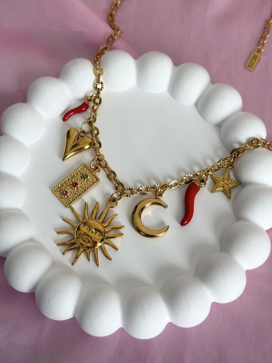 Charm Necklace - Sunny Pepper