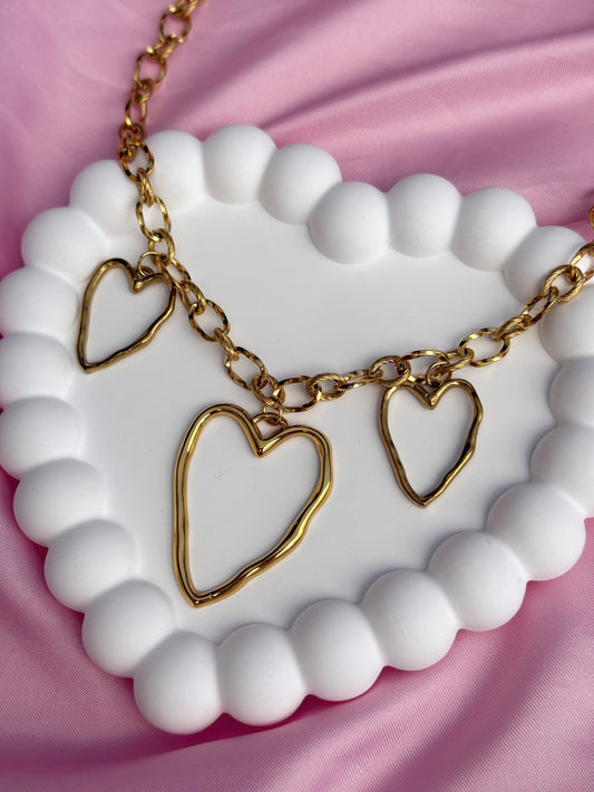 Charm Necklace - The three lovers