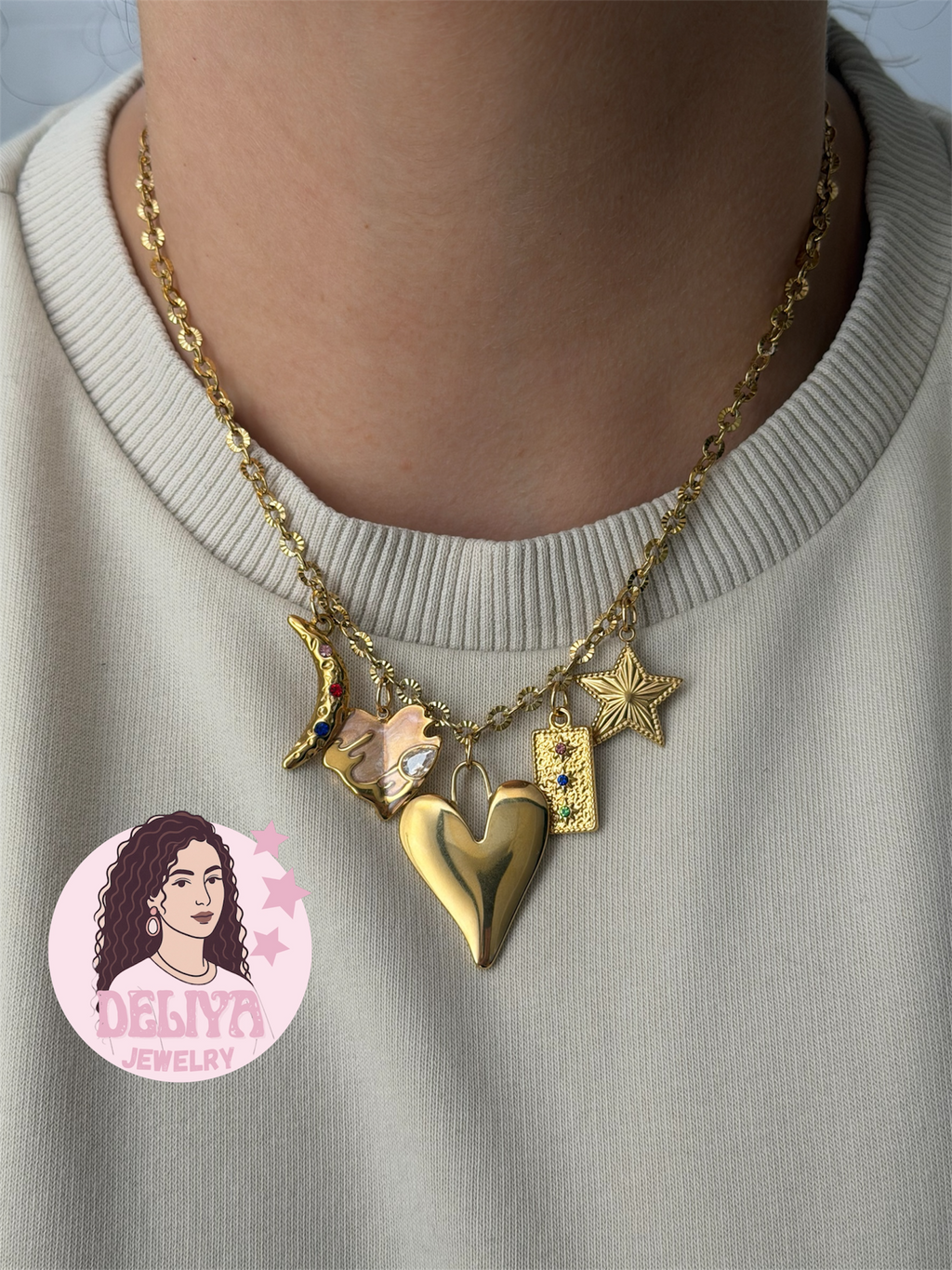 Charm Necklace - Rowie