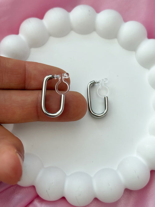 Ohrclips - Schmücken Sie Ihre Ohren mit Schönheit - Silber