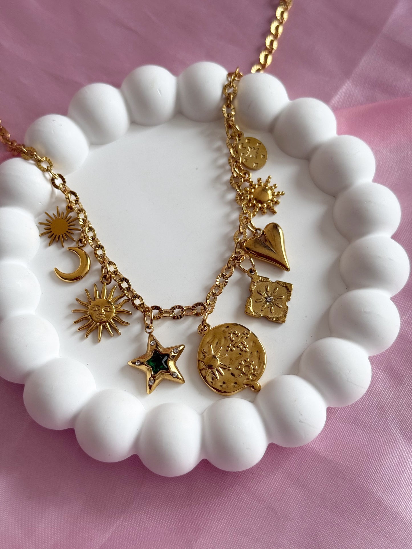 Charm Necklace - Moon
