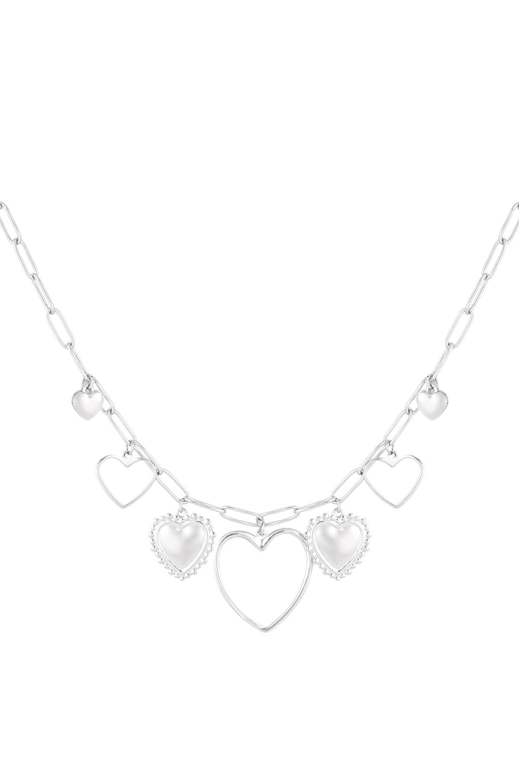 Necklace - Open love - Silver